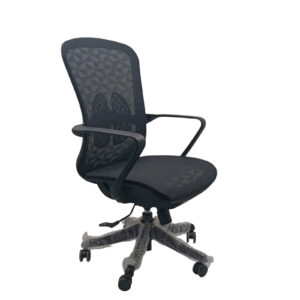 Knetted M/B Chair B2308-Seat Mesh-Black