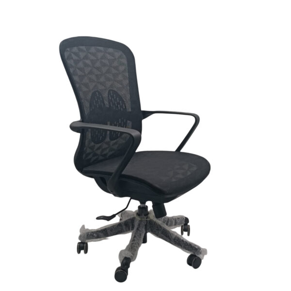 Knetted M/B Chair B2308-Seat Mesh-Black - Image 3