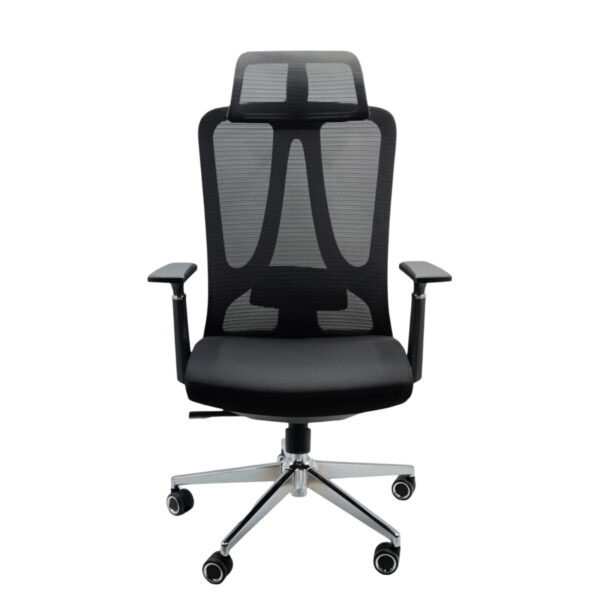 MS-009 Knetted Chair High Back-Black
