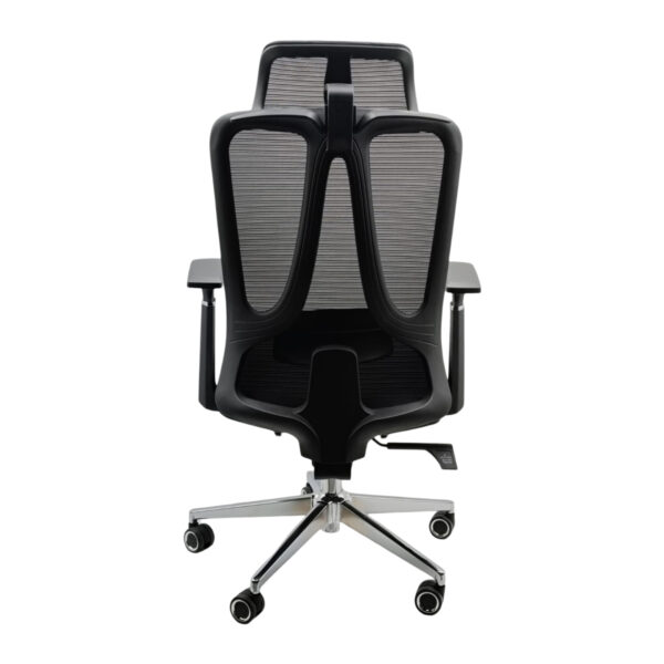 MS-009 Knetted Chair High Back-Black - Image 2