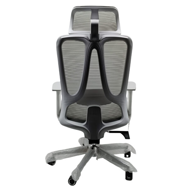 MS-009 Knetted Chair High Back-White - Image 4