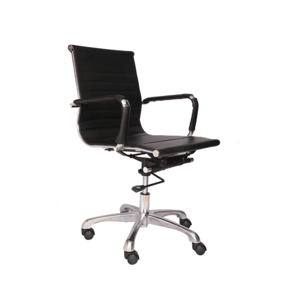 Yushi Medium Back Chair PU B701 - Image 3