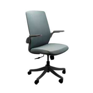 MS-013 Knetted Medium Back Chair B966-1