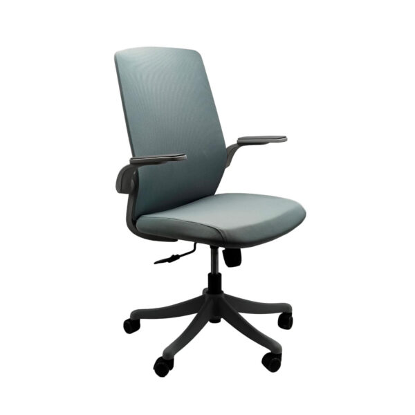 MS-013 Knetted Medium Back Chair B966-1