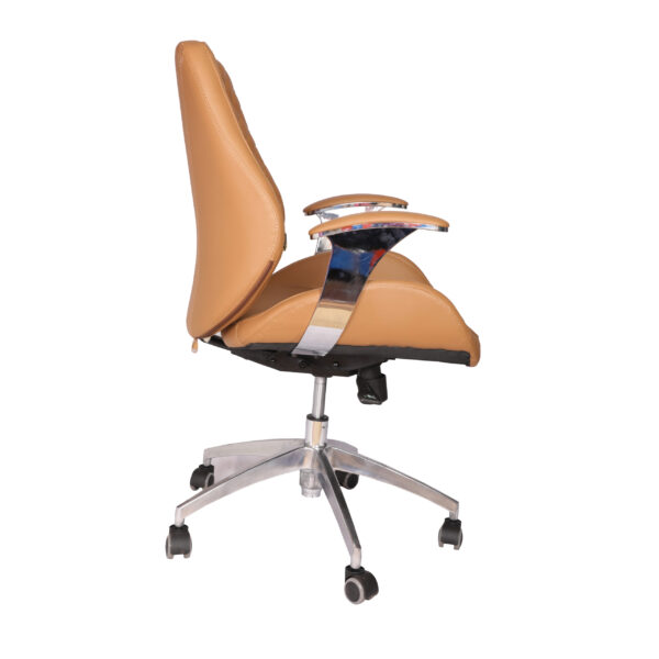 Office Chair Medium Back 4009B-Beige - Image 2