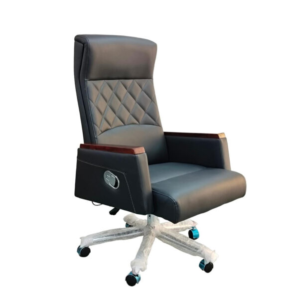 Office Chair High Back Reclainer 205-Black - Image 3