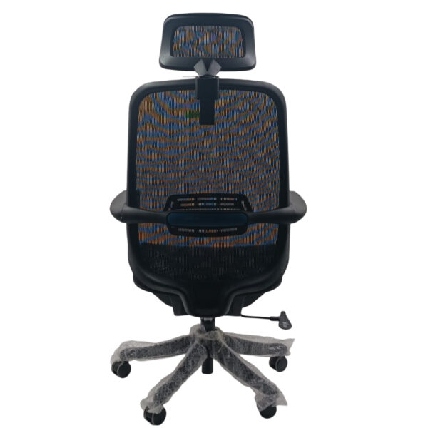 Knetted H/B Chair AH2208-1Seat Mesh-Black - Image 4