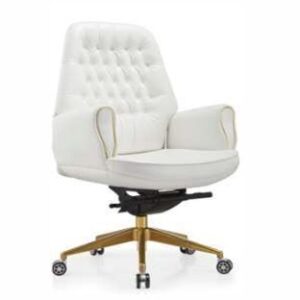 Executive Chair Medium Back 006B-White